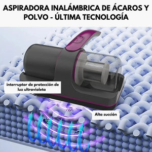 Aspiradora Inalámbrica UV Anti-Ácaros Multifuncional.